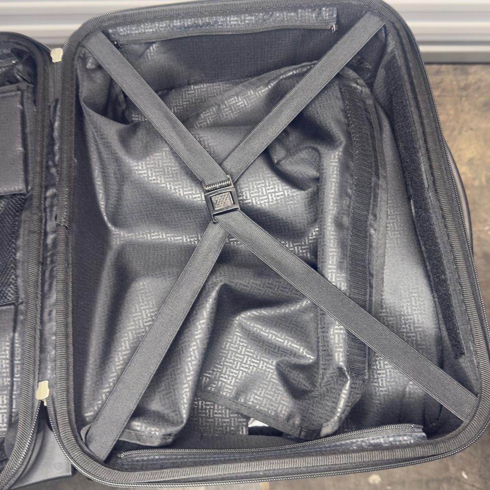 Brookstone Dash 2.0 Hardside Underseat Spinner Luggage Silver Rolling Briefcase - Picture 6 of 11